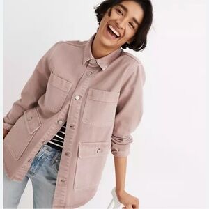 Madewell Ashford Chore Jacket Vintage Petal Barn Utility Jacket